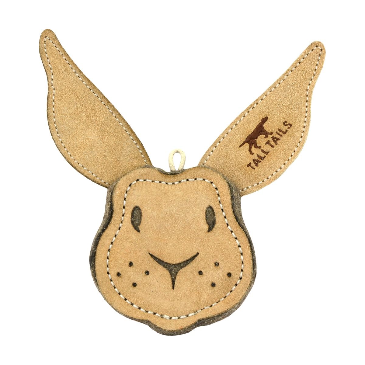 Tall Tails Leather Rabbit Toy