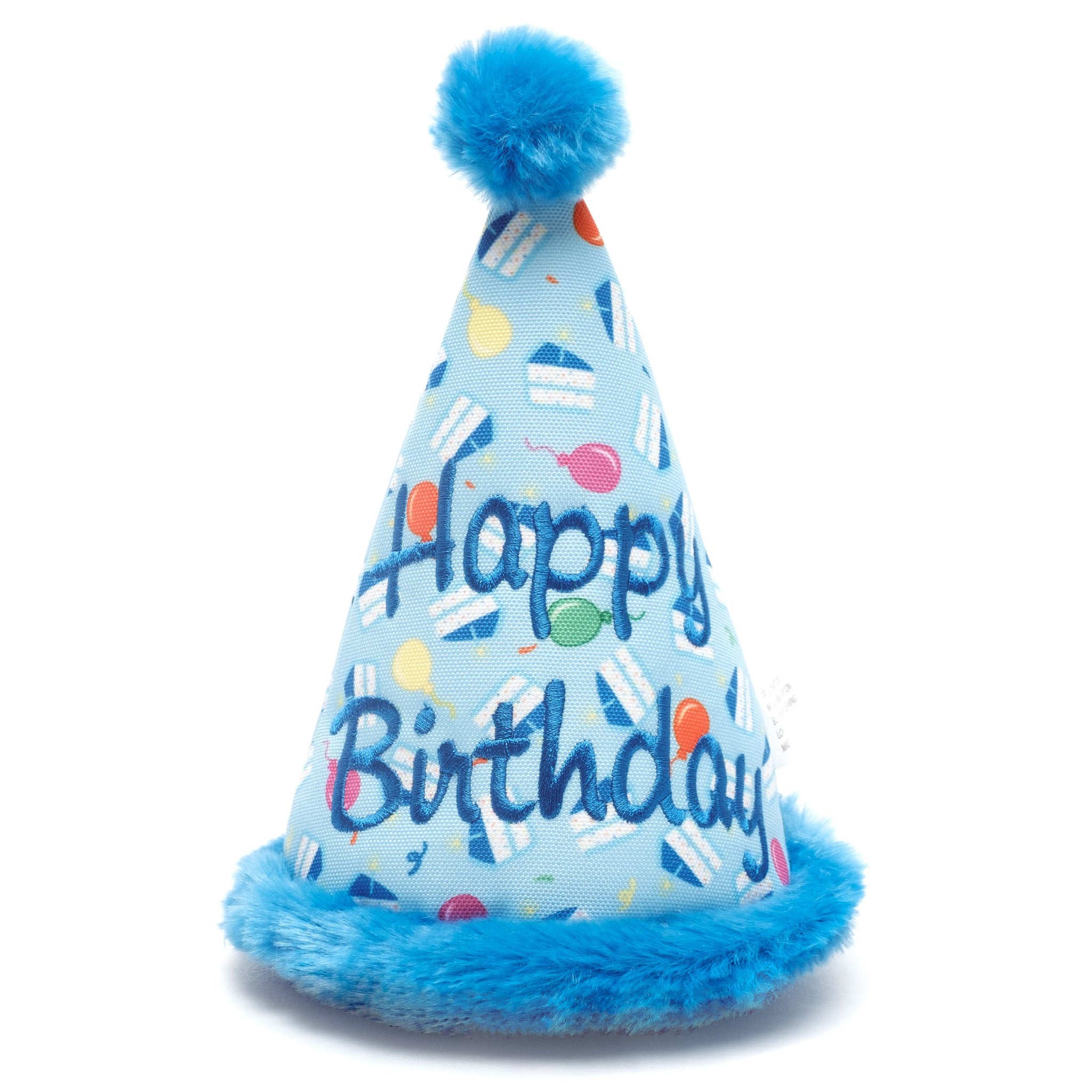 Worthy Dog Plush Toy Birthday Hat