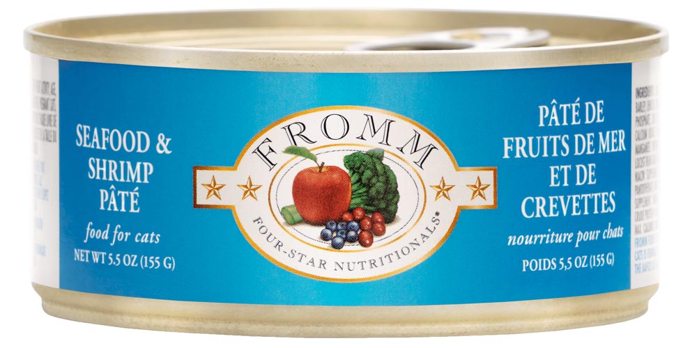 Fromm Canned Cat Food Seafood & Shrimp Pate 5.5oz