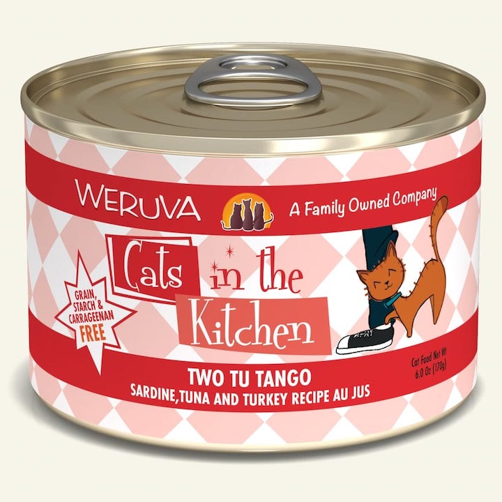 Weruva Canned Cat Food Two Tu Tango 6oz