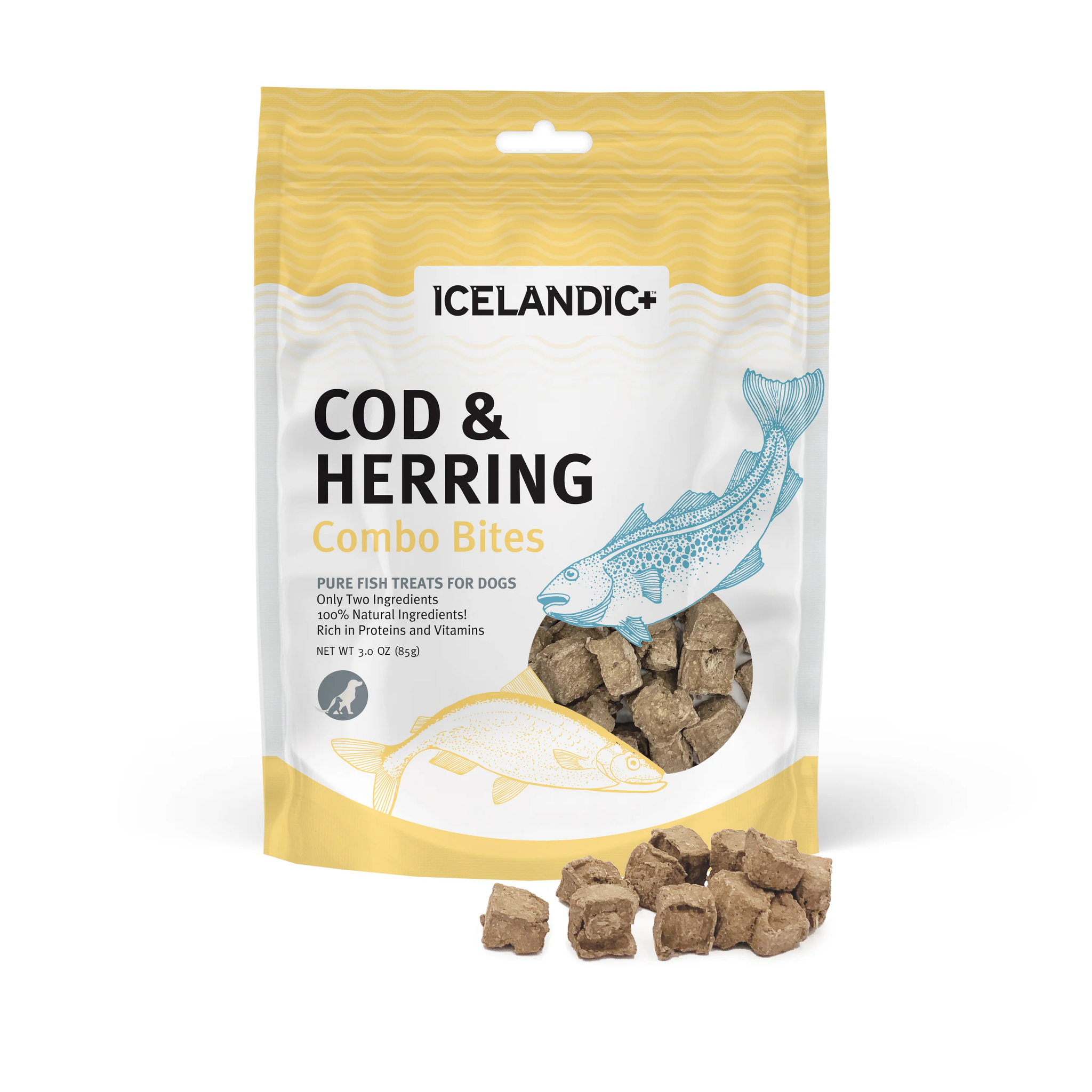 Icelandic Cod & Herring Combo Bites 3oz