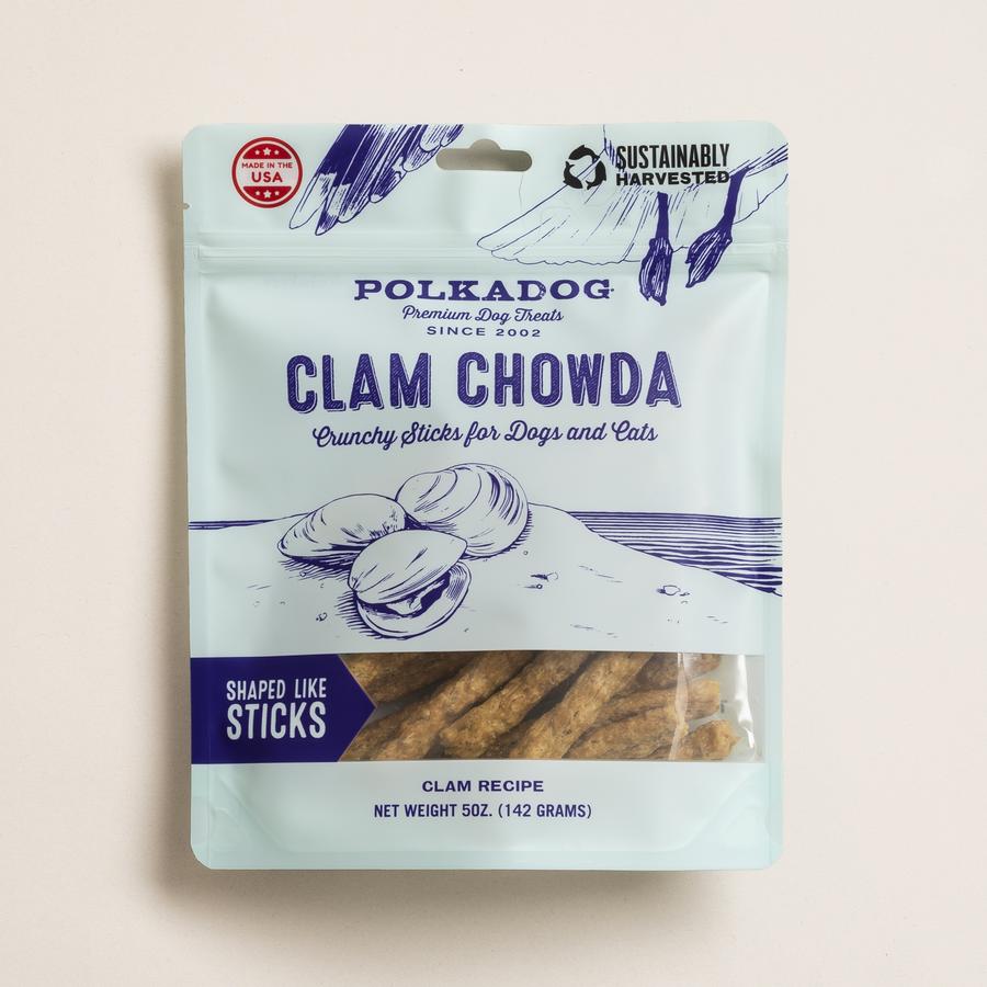 Polkadog Clam Chowda Sticks 5oz