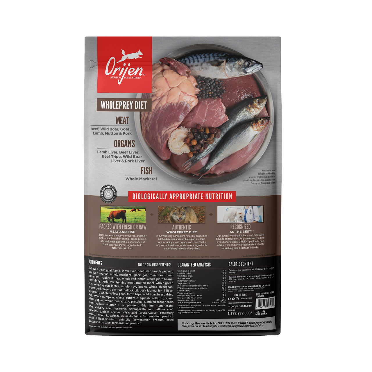 Orijen Dry Dog Food Regional Red