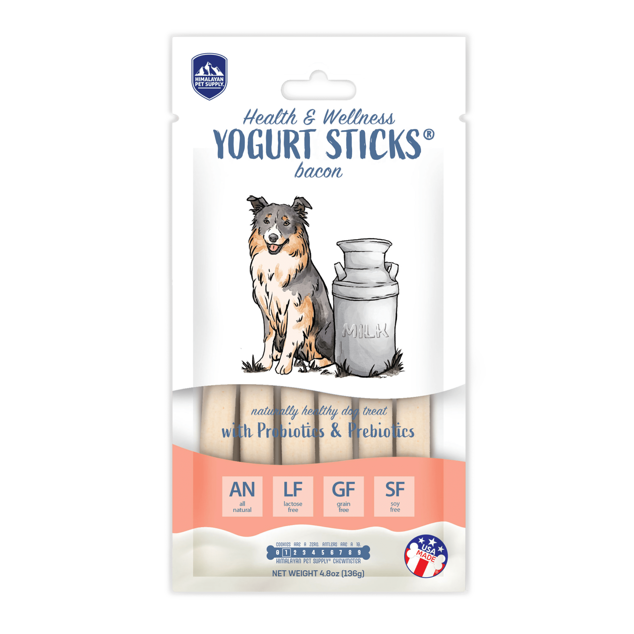 Himalayan Pet Bacon Yogurt Sticks 4.8oz