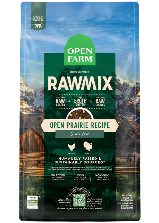 Open Farm Cat RawMix Grain Free Prairie Cat Food