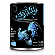 Identity Pet Canned 95% Free Range Homestead Turkey Recipe 13oz