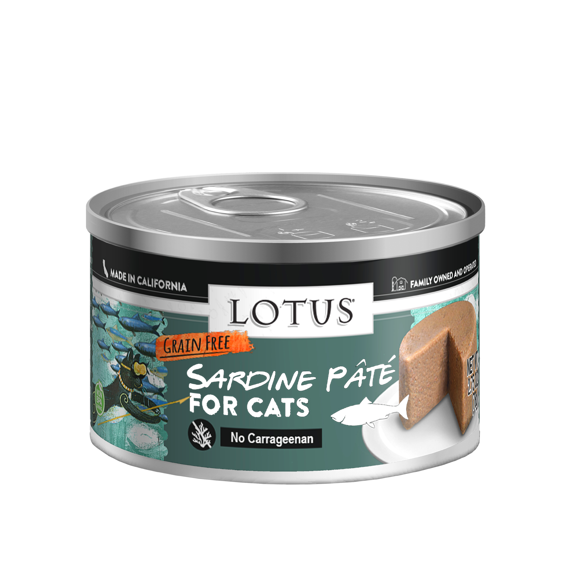 Lotus Canned Cat Food Sardine Pate