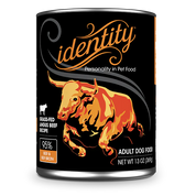 Identity Pet Canned 95% Grass Fed Angus Beef Recipe 13oz