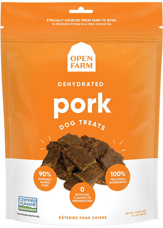 Open Farm Dehydrated Pork Treats 4.5oz