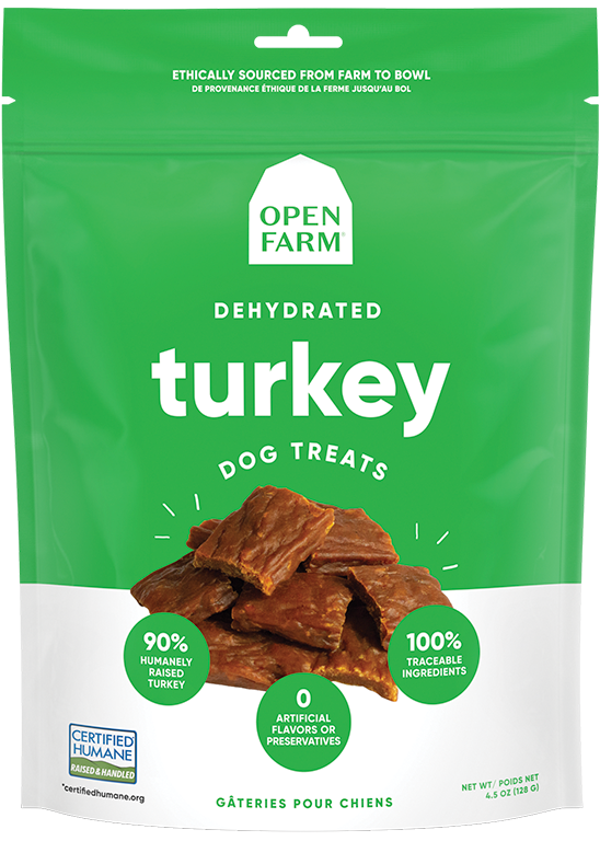 Open Farm Dehydrated Turkey Treats 4.5oz