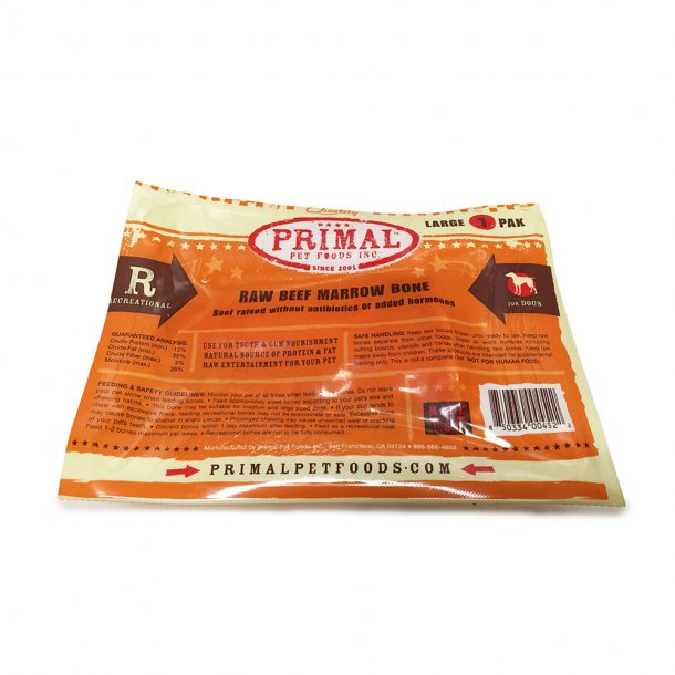 Primal Raw Beef Marrow Bone Single