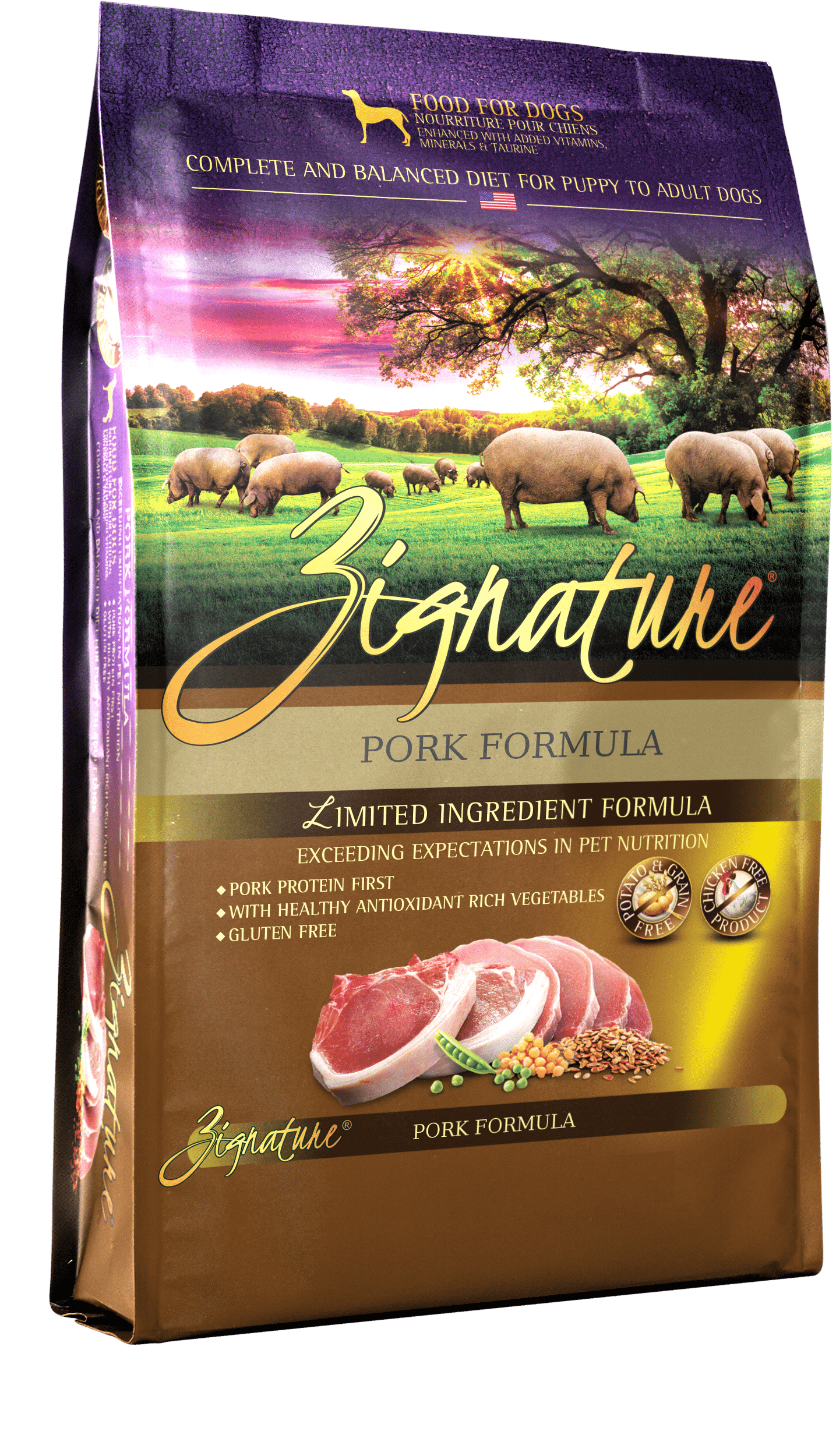 Zignature Dry Dog Food Pork