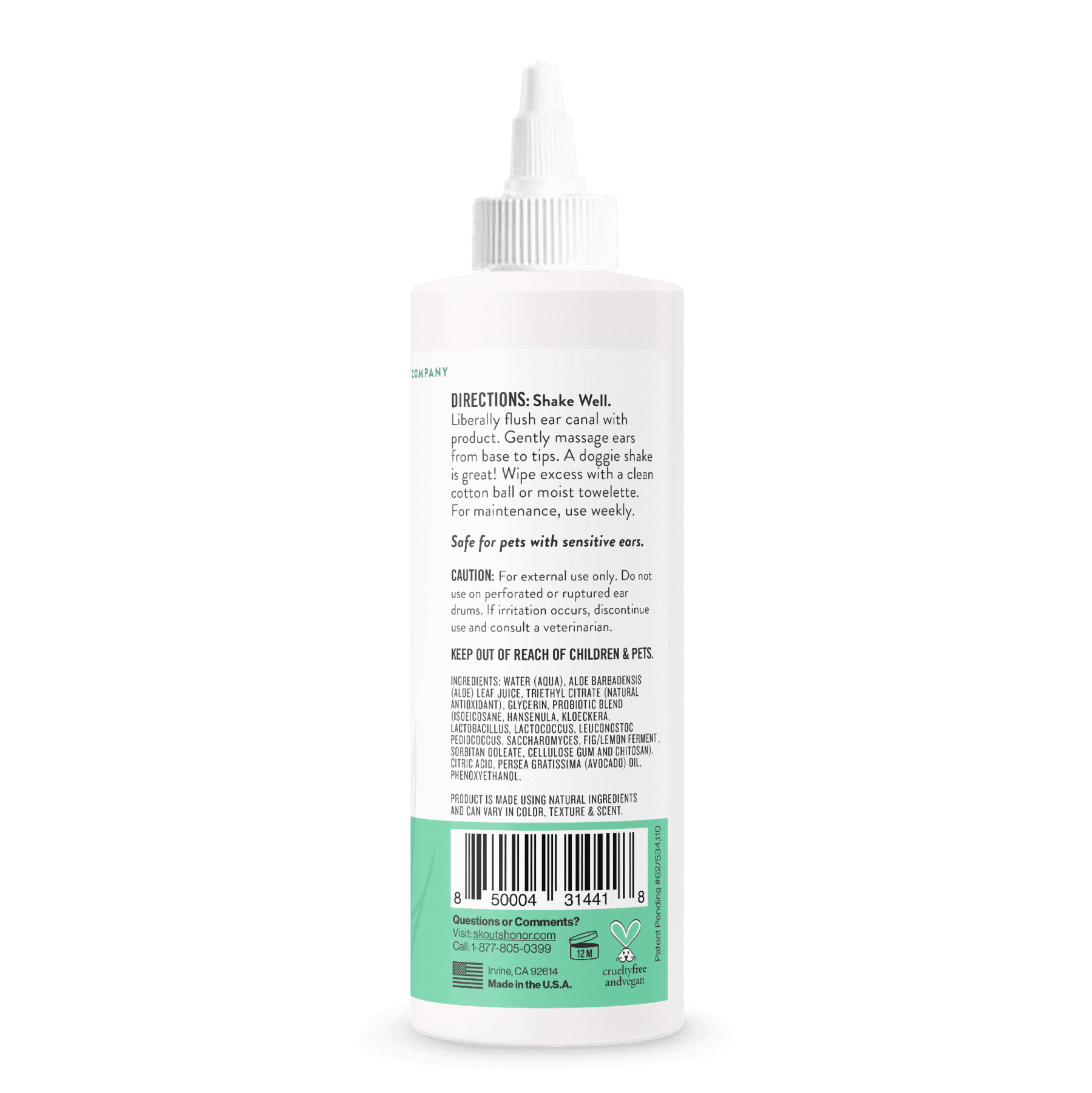 Skout's Honor Probiotic Ear Cleaner 4oz