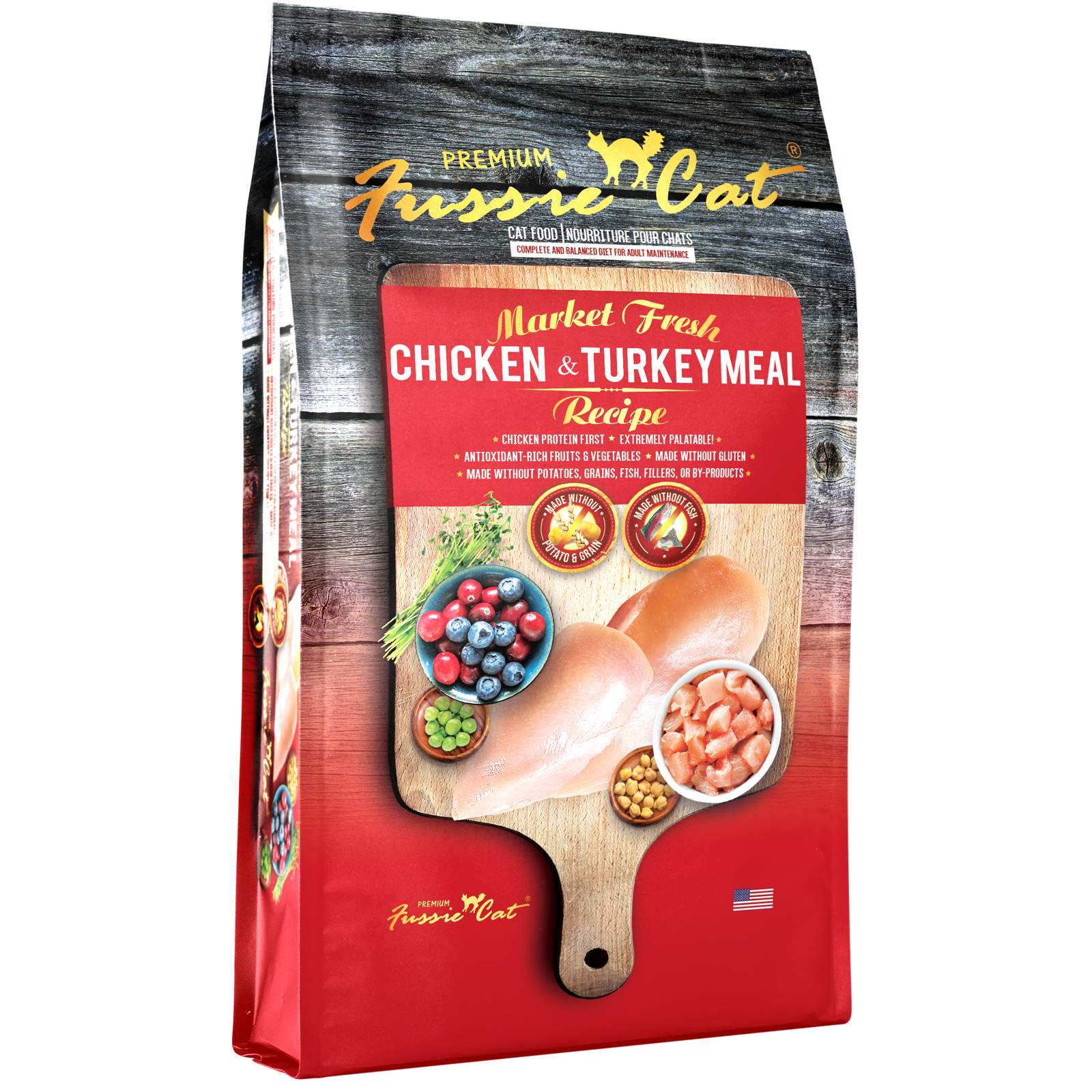 Fussie Cat Chicken & Turkey Dry Food