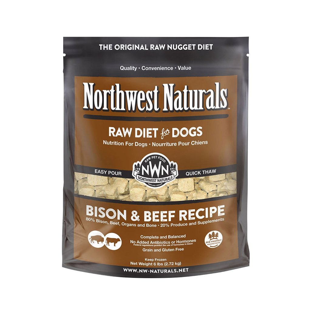Northwest Naturals Raw Bison & Beef Nuggets 6lb