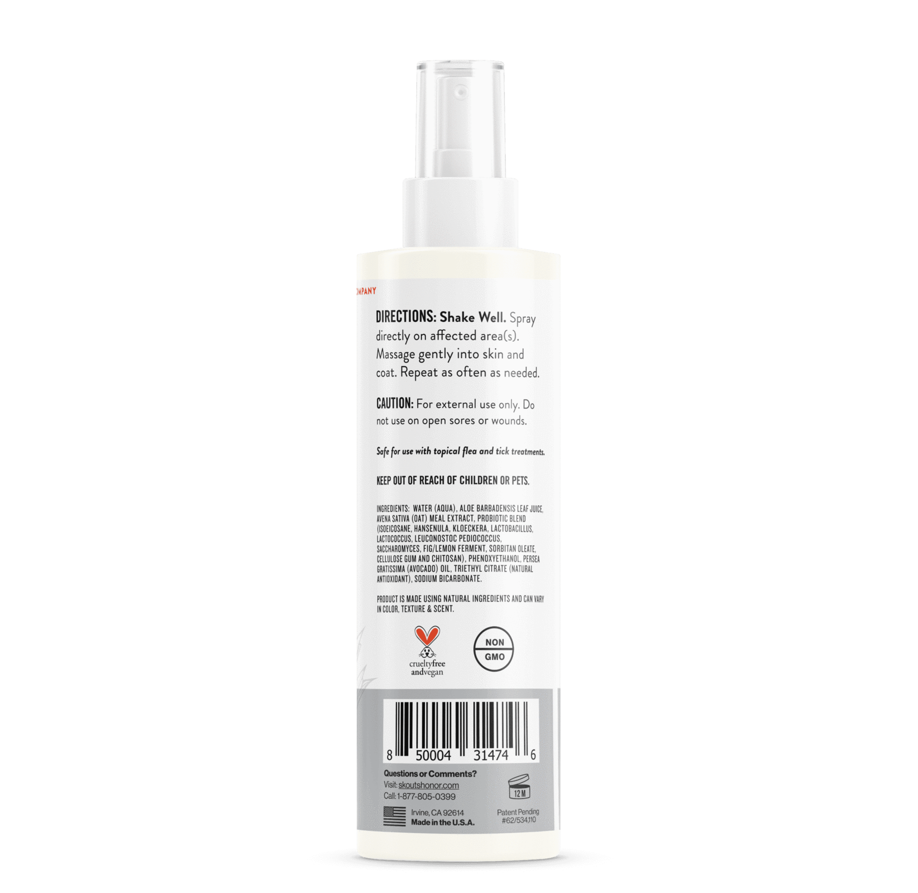 Skout's Honor Probiotic Itch Relief 8oz