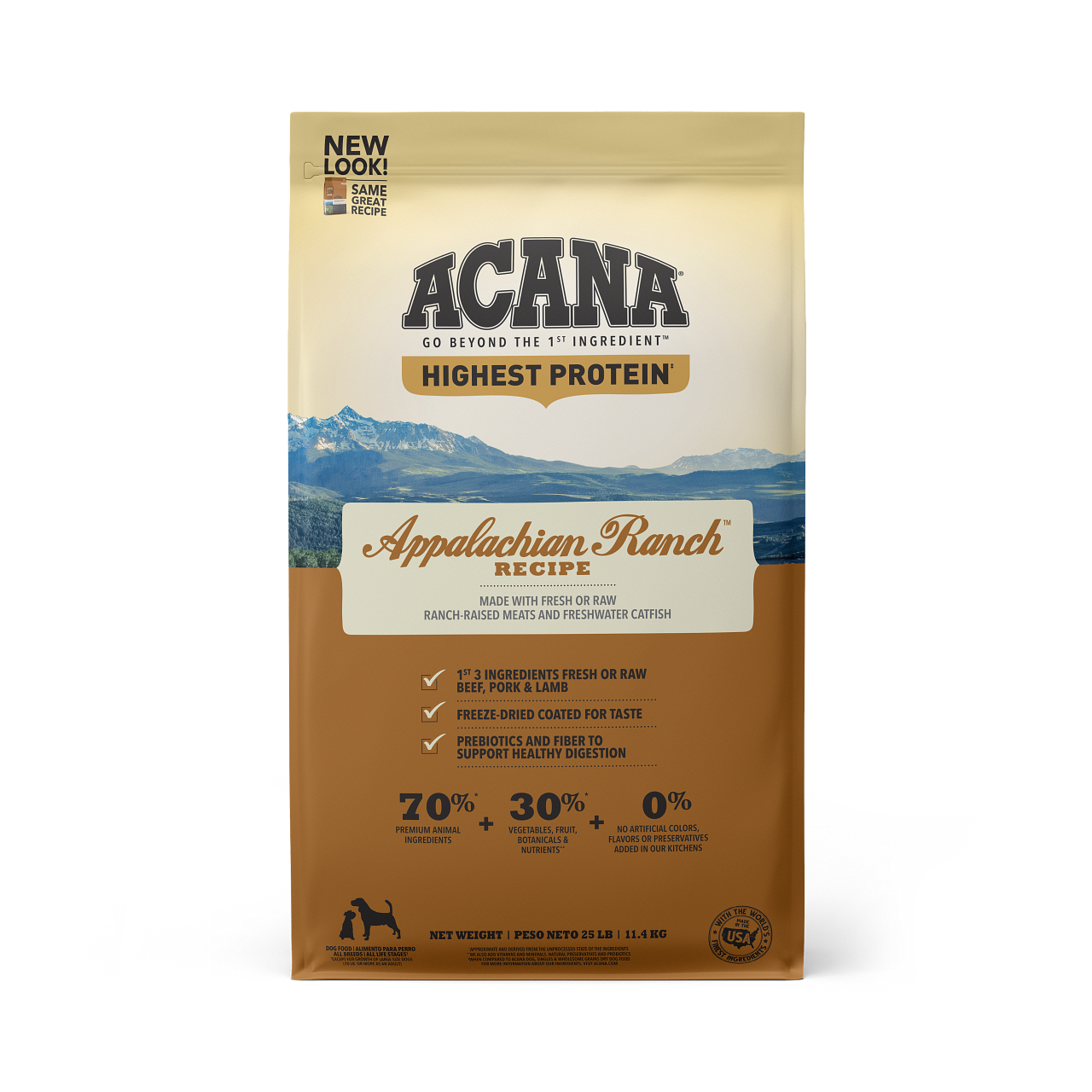 Acana Dry Dog Food Highest Protein Appalachian Ranch