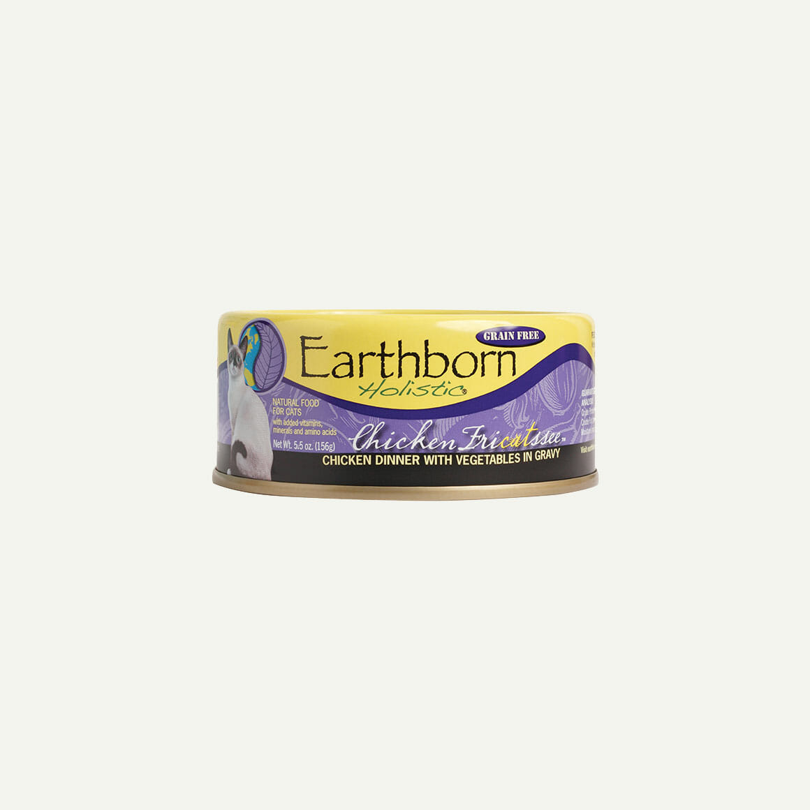 Earthborn Canned Cat Food Chicken Fricatssee 5.5oz
