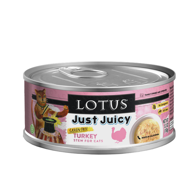 Lotus Canned Cat Food Just Juicy Turkey Stew