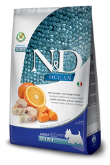 Farmina Dog Grain Free Cod Pumpkin & Orange Mini
