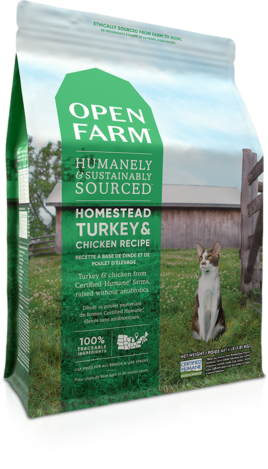 Open Farm Dry Cat Food Turkey & Chicken