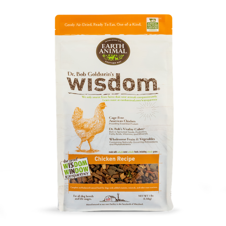 Earth Animal Wisdom Original 3 Part Chicken Dog Food
