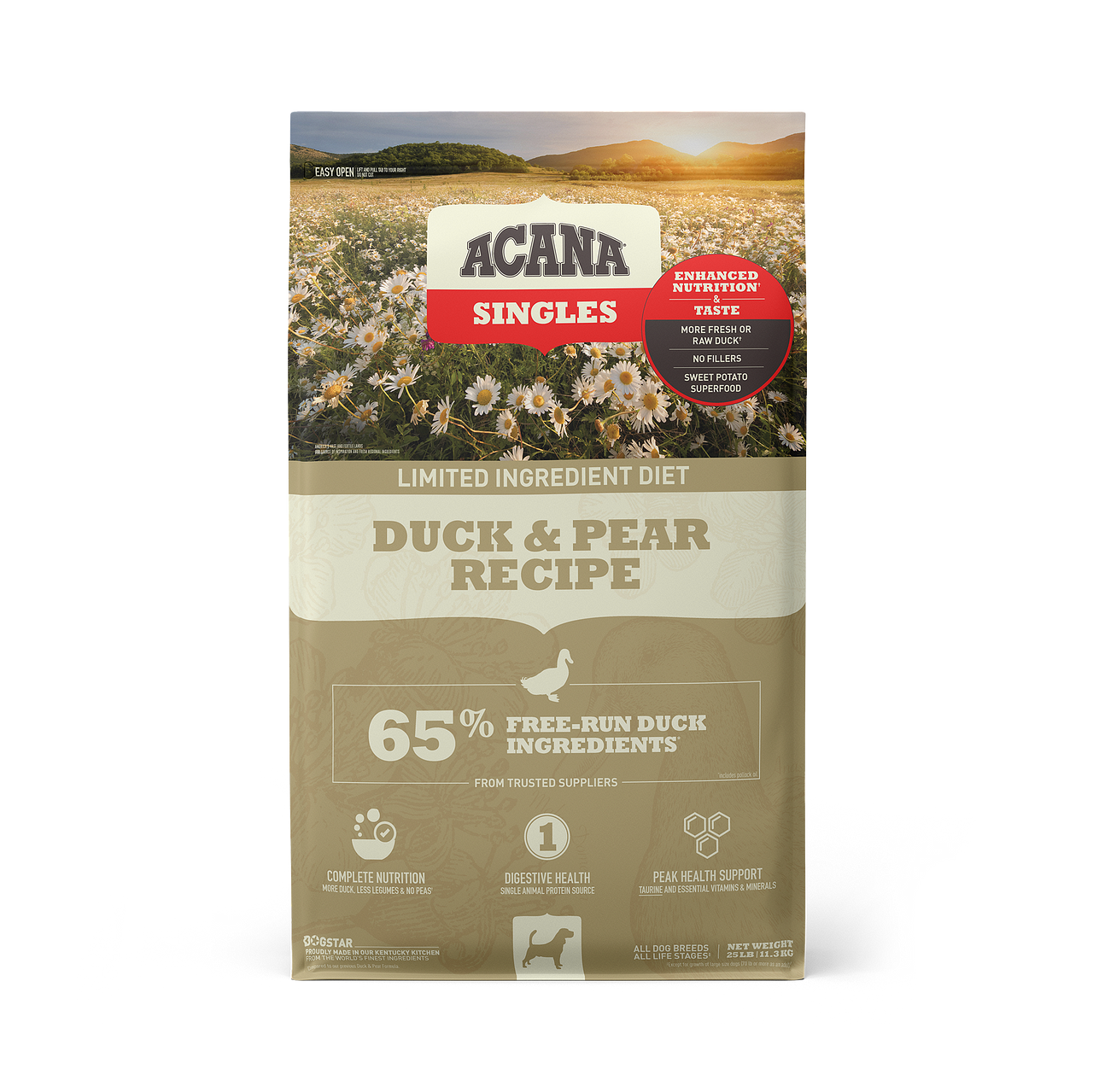 Acana Dry Dog Food Singles Duck & Pear