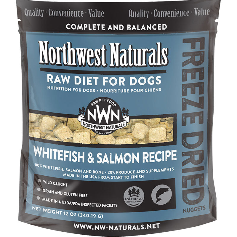 Northwest Naturals Freeze Dried Whitefish & Salmon Recipe 12oz