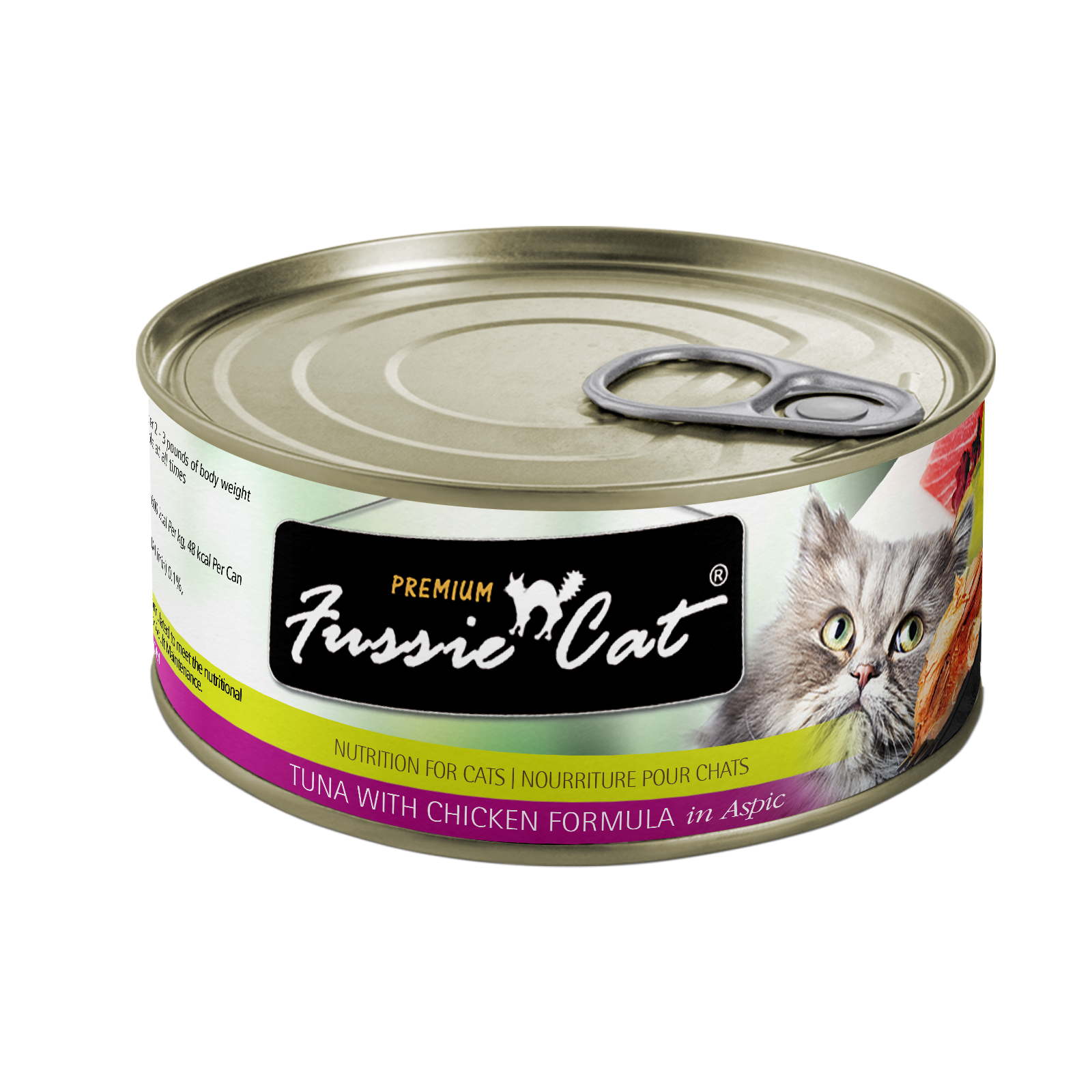 Fussie Cat Canned Cat Food Tuna & Chicken