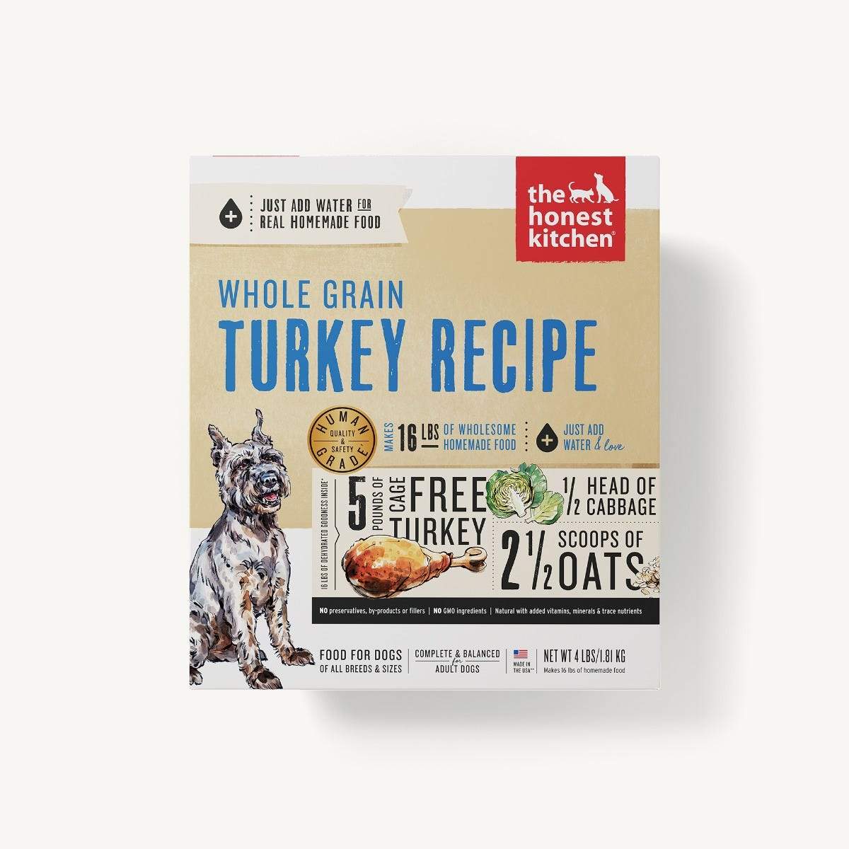 Honest Kitchen Dehydrated Whole Grain Turkey