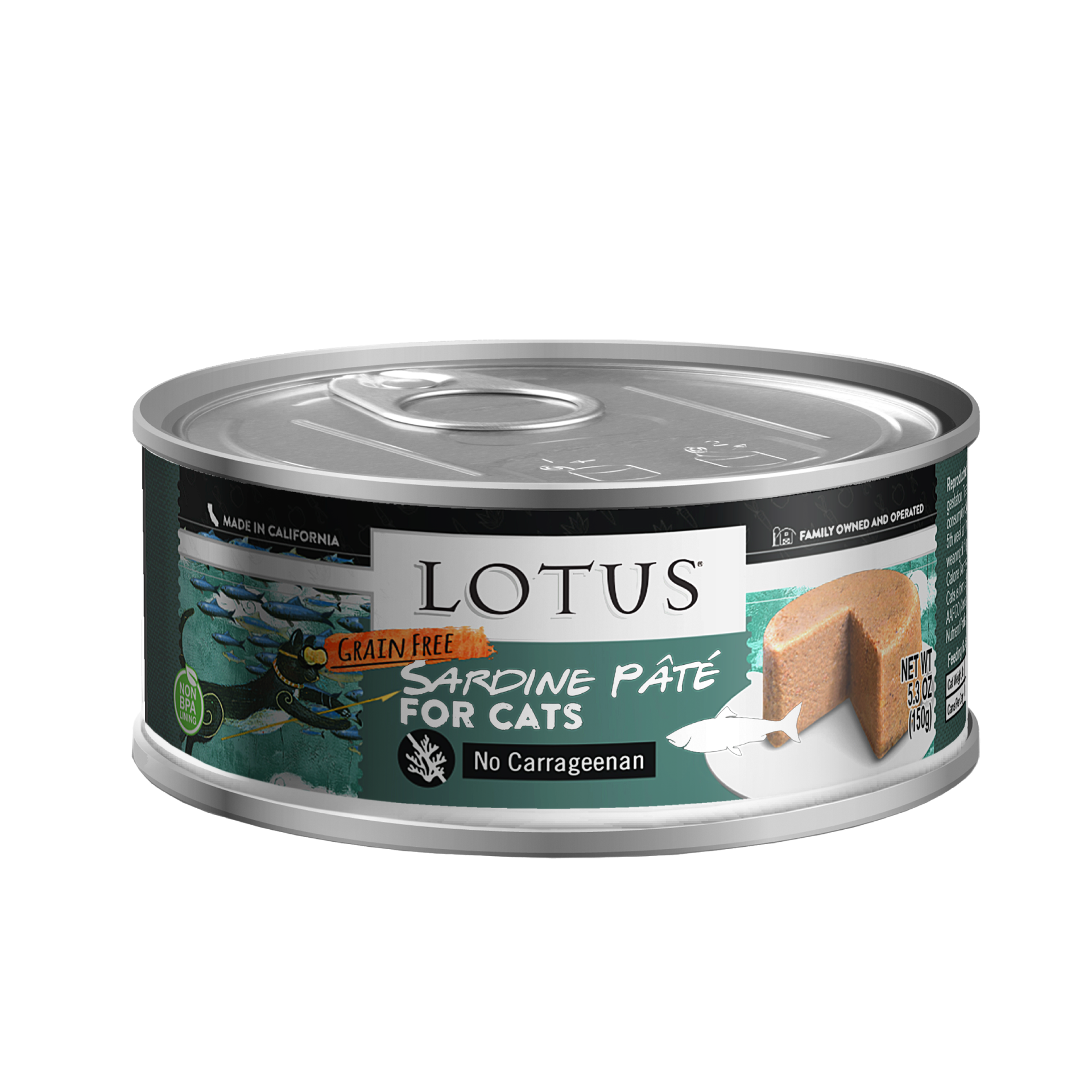 Lotus Canned Cat Food Sardine Pate