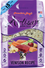 Grandma Lucys Freeze Dried Dog Food Artisan Venison Recipe 3lb