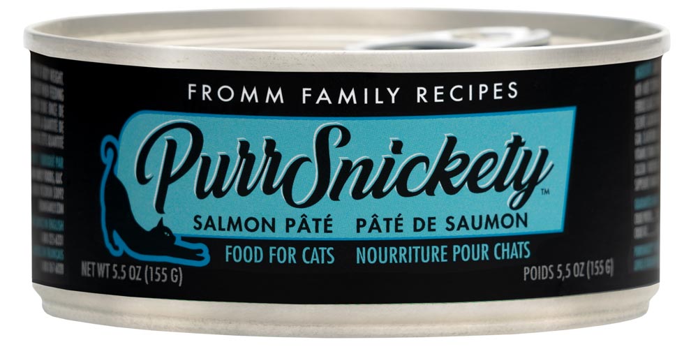 Fromm Canned Cat Food Purrsnickety Salmon Pate 5.5oz