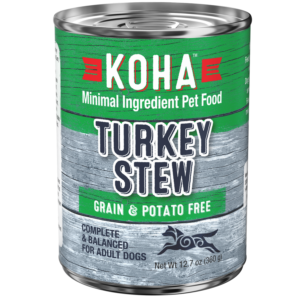 Koha Canned Dog Food Turkey Stew 12oz