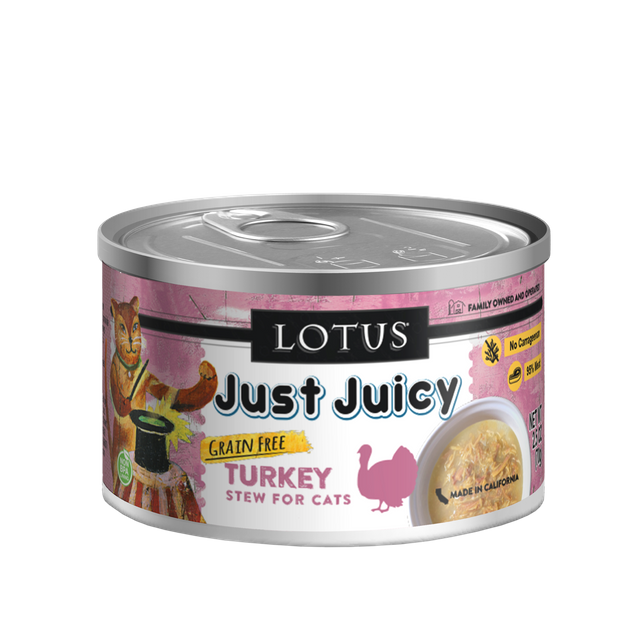 Lotus Canned Cat Food Just Juicy Turkey Stew