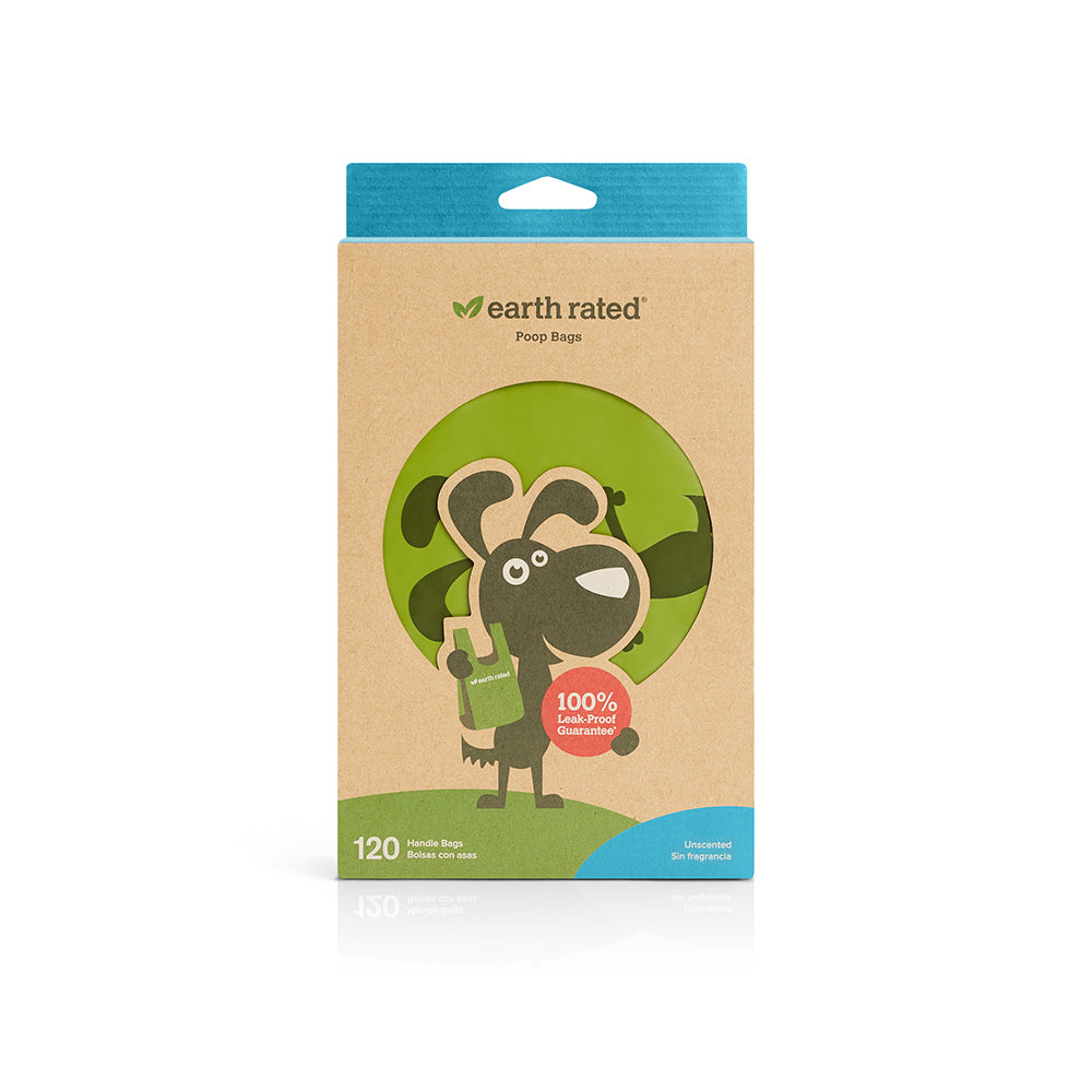 Earth Rated Handle Poop Bags Unscented 120ct