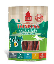 Plato Pet Treats Thinkers Real Sticks Duck