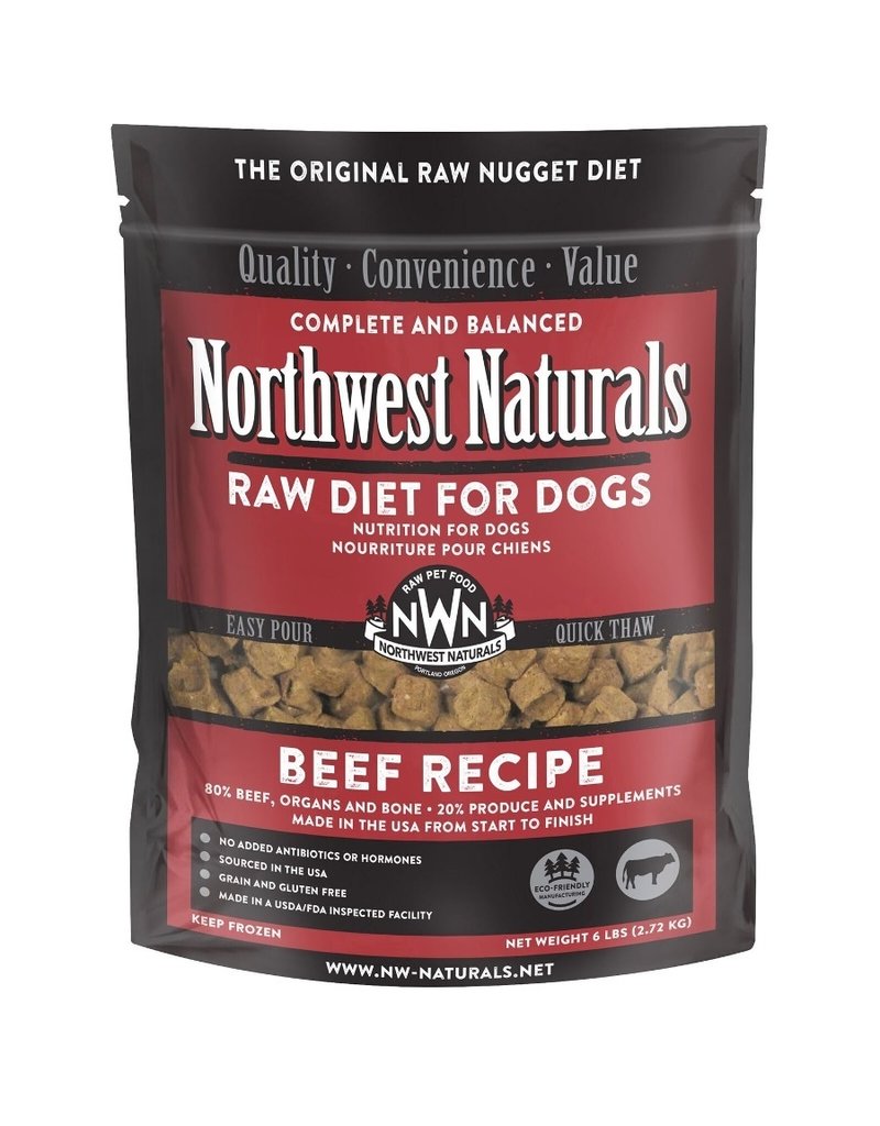 Northwest Naturals Raw Beef Nuggets 6lb