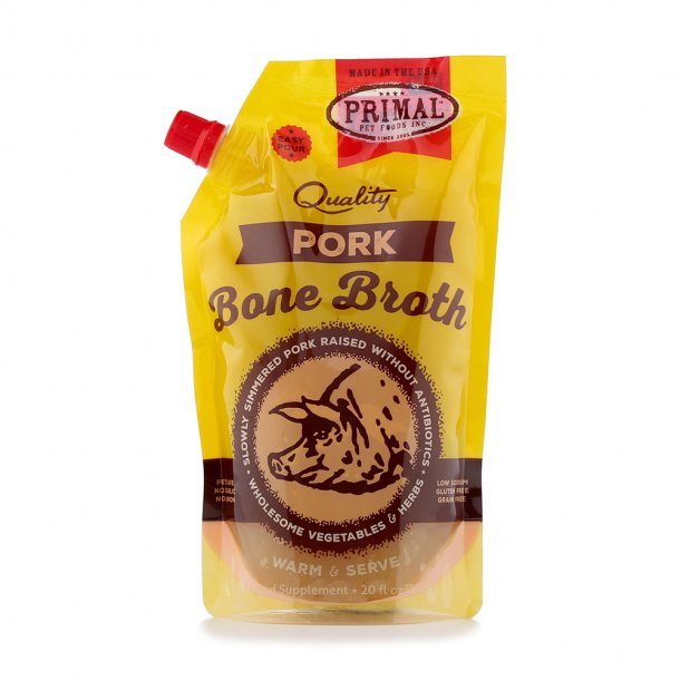 Primal Raw Pork Bone Broth 20oz