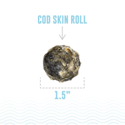 Icelandic Cod Skin Rolls 3oz