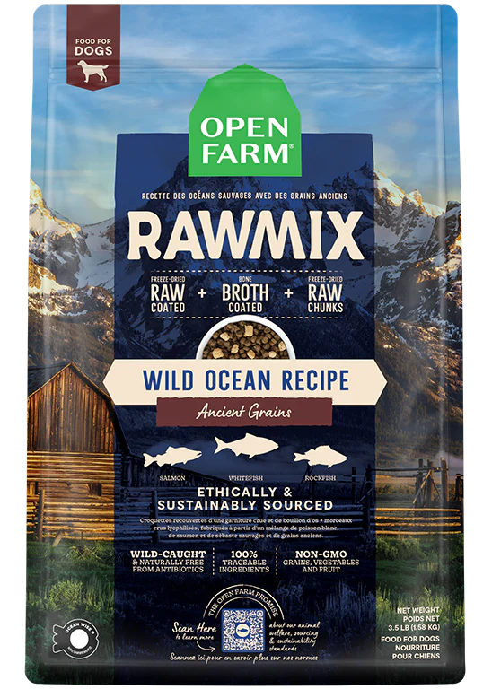 Open Farm RawMix Ancient Grain Wild Ocean Dog Food
