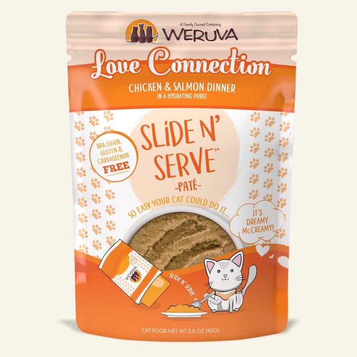 Weruva Cat Food Pouch Slide N' Serve Love Connection