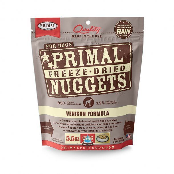 Primal Freeze Dried Dog Food Venison