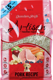 Grandma Lucy's Freeze Dried Dog Food Artisan Pork Recipe