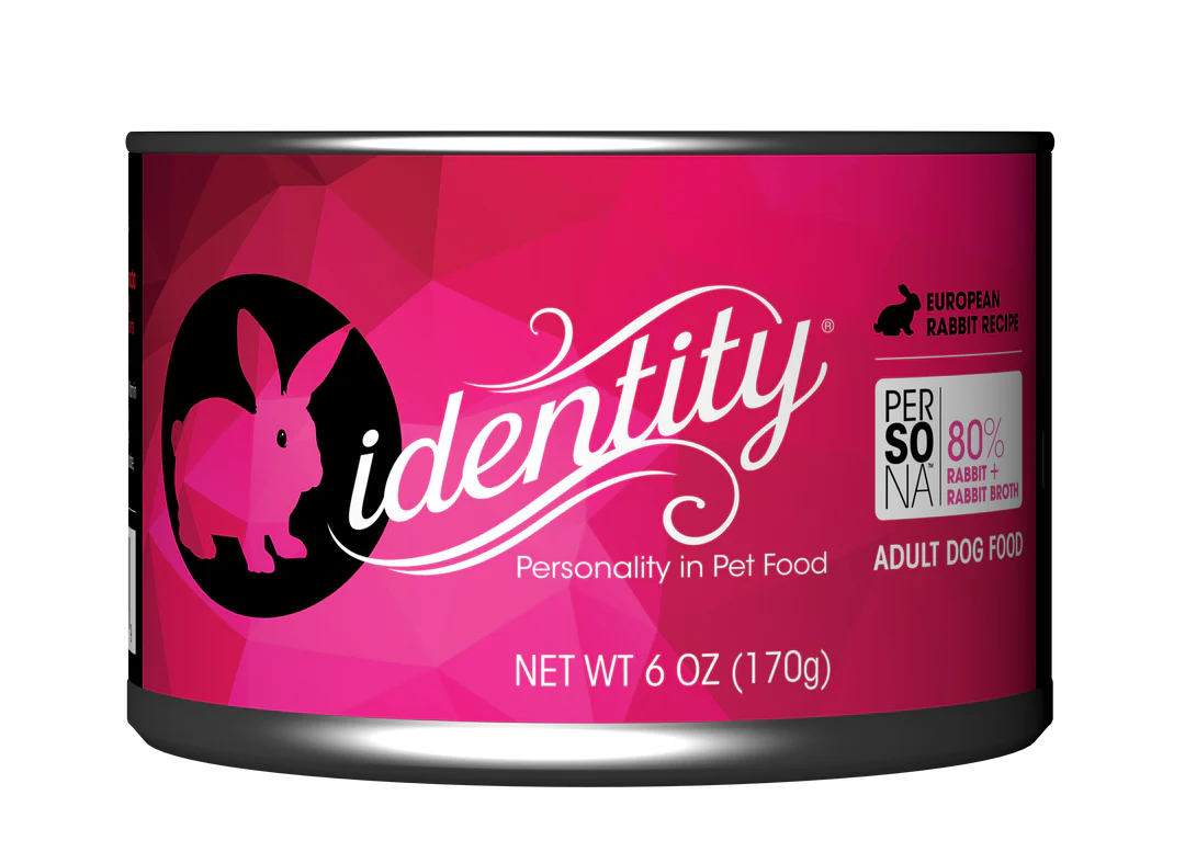 Identity Pet Canned Persona 95% European Rabbit Recipe 5.5oz