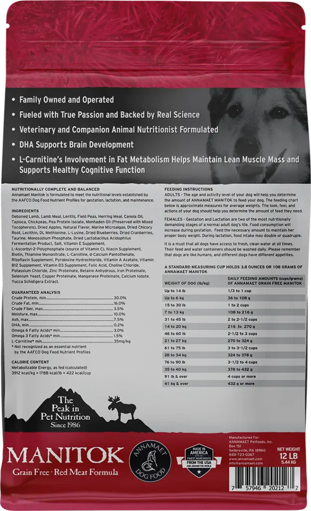 Annamaet Dry Dog Food Manitok