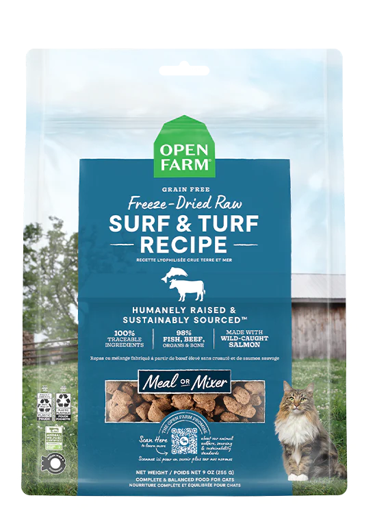 Open Farm Cat Freeze Dried Surf & Turf