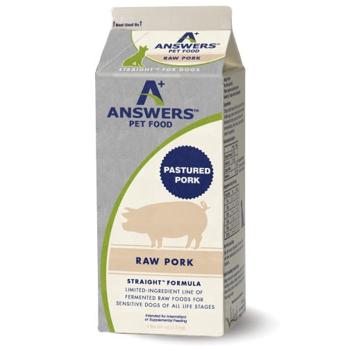 Answers Raw Straight Pork