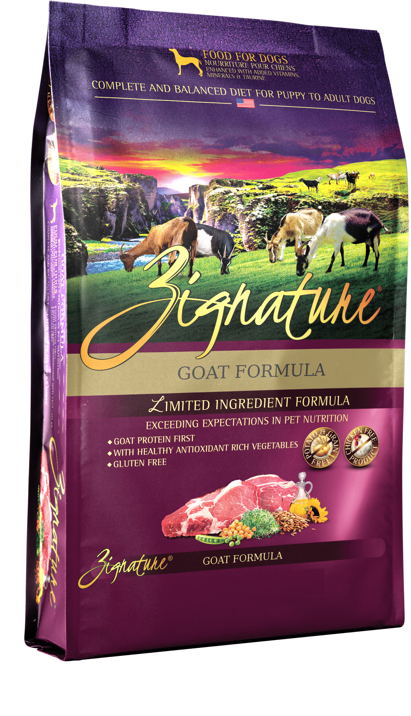 Zignature Dry Dog Food Goat