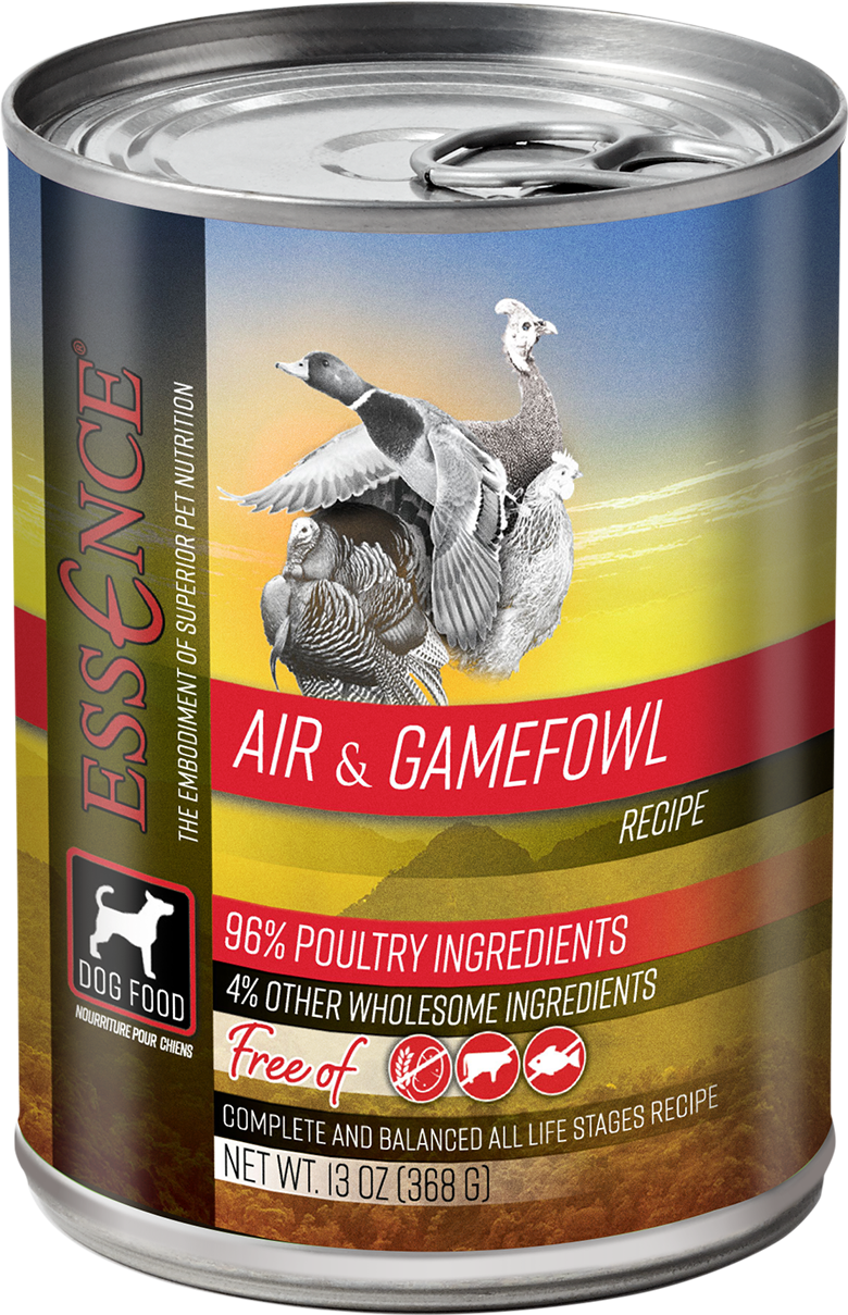 Essence Canned Dog Food Air & Gamefowl 13oz